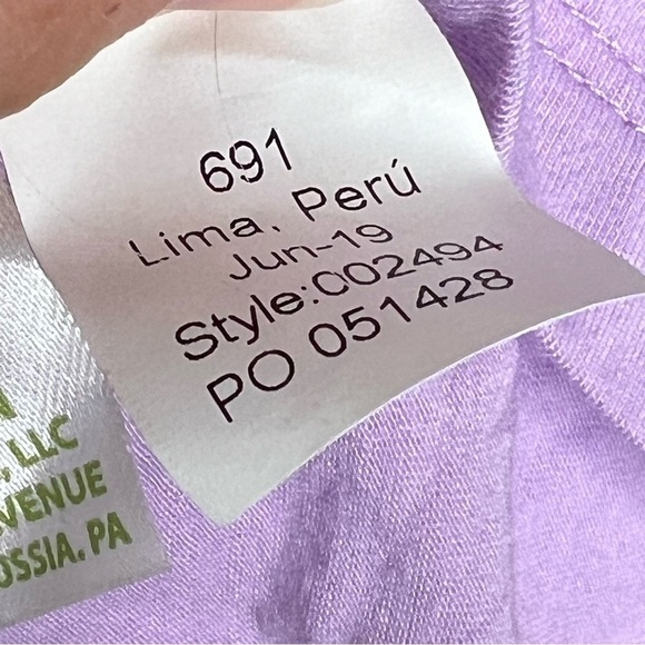 Lilly Pulitzer Alek Halter Top Purple Modal Cotton Sleeveless Ruffle Size XS - Picture 12 of 12